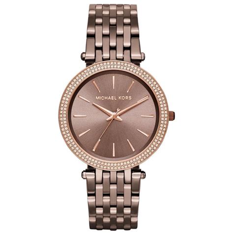 michael kors mk3416|Michael Kors Ladies Brown Darci Watch MK3416.